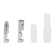 200-teiliges Sortiment an 4,0-mm-Kfz-Anschlussklemmen, silberfarben