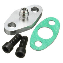 Joint de bride d'entrée de conduite d'huile turbo 4AN, adaptateur de raccord pour T3 T4 T04E GT40R GT42 GT42R GT42RS