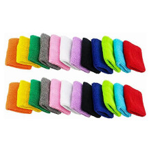 Schweißabsorbierende Sport-Armbänder – 12 Paar Basketball-Handgelenkbandagen aus Baumwolle