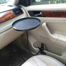 Folding Car Pallet for Peugeot, Back Seat Dining Tray with Integrated Cup Holder and Clamp