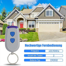 2er-Pack 433,92 MHz Fernbedienung für Crawford Standard Steel EA433 2KS, EA433 2KM, EA433 4KS, RCU 433