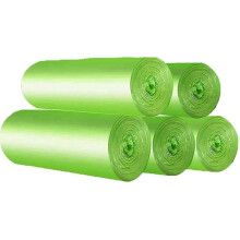 Kompostierbare Abfallbeutel für Speisereste, 30 l, 100er-Packung, biologisch abbaubare Müllbeutel