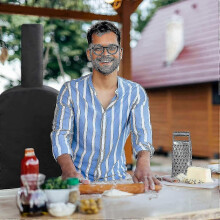 Stevige pizzaovenhoes 165 cm, waterdicht, universeel, voor bescherming tegen de elementen