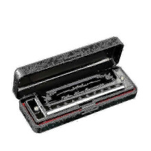 Mondharmonica voor beginners, Blues Deluxe 10 gaten 20 C-toonaard diatonisch zwart