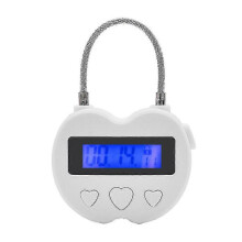 Slimme tijdvergrendeling met LCD-display, multifunctionele elektronische timer, waterdicht, oplaadbaar via USB.