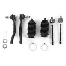 Set van 6 stuurstangkoppen (binnen en buiten) voor de voorzijde, EV800356, vervanging voor Honda Civic 1992-1995 alle modellen.