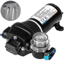 12-V-Hochdruckwasserpumpe, selbstansaugende Membran, 17 l/min Fördermenge und 40 PSI