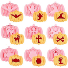 Geisterkürbis-Ausstechformen – 3D-Halloween-Backset