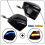 Wing Mirror Turn Signal LED for Ford Galaxy C-MAX Dynamic Blinker Indicator Light 1