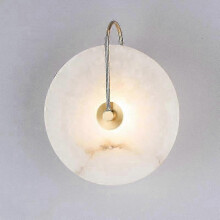 Spaanse marmeren LED-wandlamp voor hal- of slaapkamerverlichting