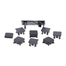 Schroefvoetjes/afdekkingen voor PS3 Slim 2000 3000 console, rubberen voetjes/afdekkingen.