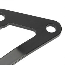 Heavy Duty Water Pump Alternator Bracket - Fits CHRYSLER 318 340 360 Engine in Black Steel