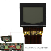 Direct passende LCD-display voor het dashboard van de Nissan Quest 2004-2006