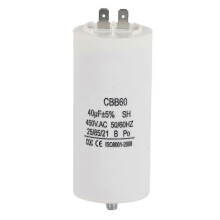 Cbb60 450V 40µF Kondensator für Waschmaschine mit 50/60Hz Wasserpumpe