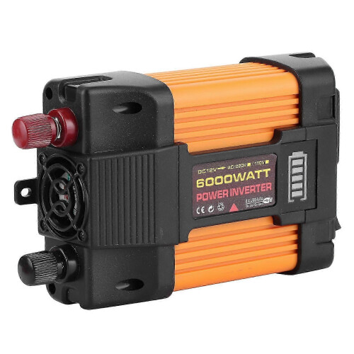 Auto-omvormer met dubbele USB-aansluiting, gemodificeerde sinusgolf, 600W transformatorlader (DC12VAC220V) 1