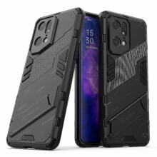 Oppo Find X5 Pro Hybrid-Hülle – mit Ständer und Stoßfestigkeit