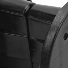 Brandstoftankbeugel met slot, zwart, reservebevestiging voor brandstoftank van 10 liter voor offroad auto's en motorfietsen.