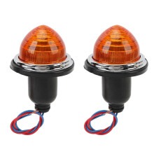 Rücklicht für Morris Minor, 72 mm, Bremslicht, 12 V DC, gelb, Paar