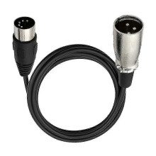 Professionelles DIN 5-Pin auf 3-Pin XLR-Kabel für Musikgeräte und Mischpulte
