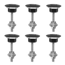 Snelontgrendelingsclip voor de motorkap (4 stuks) voor Europese auto's, zwarte bumpervergrendeling.