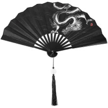 Folding Hand Fan Foldable Chinese Vintage Silk Fan Party Festival Hand Fan Dance Foldable Fan