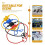 Hydraulic Quick Connector Dust Caps 8pcs, 1/2" Coupler Replacement Covers for Hydraulic Couplings 1