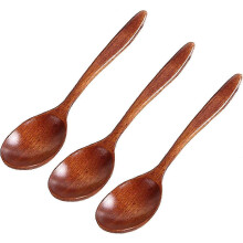 3-teiliges Set natürlicher Holzlöffel für Kaffee, Tee und Honig – für Tisch und Küche