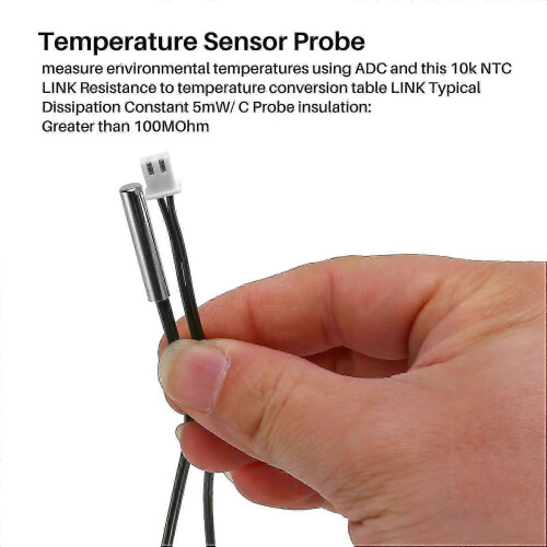 Waterdichte digitale 1m NTC 10k Ohm thermische temperatuursensor sonde