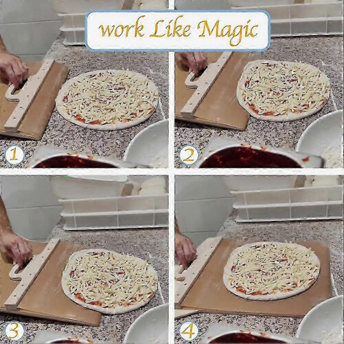 Perfekter Pizzatransfer: Antihaft-Gleit-Pizzaschieber 2
