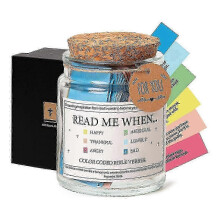 Christian Gift Idea - Bible Verses in a Reusable Glass Prayer Jar