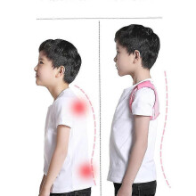 Posture Corrector For Kids Adjustable Breathable Upper Back Support Brace Back Straightener Posture Brace For Clavicle Support And Pain Relief From Ba