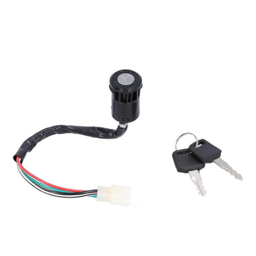 ATV Quad Ignition Switch 4 Wire with 2 Keys for 50cc 110cc 125cc