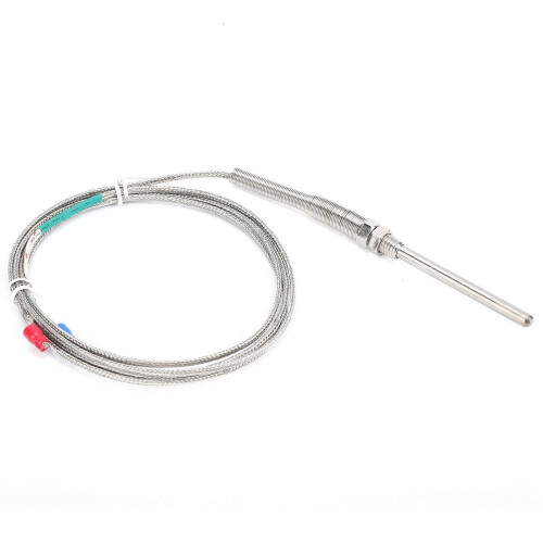 5x70mm K-Type Thermocouple Temperature Sensor Stainless Steel Probe M8 Thread 1