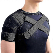 Adjustable Shoulder Brace for Sports Injuries, Lightweight & Breathable Material