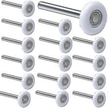 12er-Pack 2"-Garagentorrollen mit 6200zz-Kugellager, Nylonrollen für den privaten und gewerblichen Einsatz