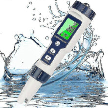 Salzwasserpool-Tester – Digitales pH- und Wasserqualitätsmessgerät mit 5 Funktionen