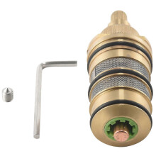 Thermostatische messing handgreepcartridge voor douchekraan