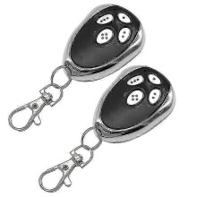 Lot de 2 télécommandes de portail de garage 433 MHz pour Alutech AT-4, AR-1-500, AN-motors, ASG1000