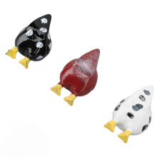 3 lustige Magnete aus Kunstharz – Hühnerpopo-Küchendekoration