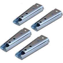 4 Pairs Headboard Wall Brackets - Heavy Duty Metal Sofa Connectors for Bed, Couch & Furniture Hanging