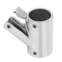 Bootsrohrverbinder Handlauf Handlaufbeschlag 60 3-Wege Edelstahl Zubehör Rechts Φ25mm (1in)