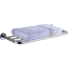 Wall Mounted Stainless Steel Bathroom Towel Rack - 400mm Brushed Towel Shelf & Holder