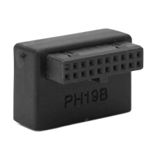 USB-Frontpanel-Adapter, Frontpanel-Buchse, 90-Winkel, USB 3.0 19-Pin auf 20-Pin-Adapter für PC-Motherboard, Typ B