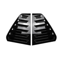 Achterruitlamellenstickers voor Golf 6 ?C Glanzend zwarte afwerking (compatibel met modellen van 2008-2012)
