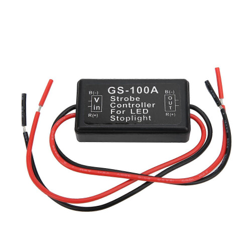 Remlichten Stroboscoop Controller Kunststof LED Flitsregelmodule GS-100A 12-24VDC 2