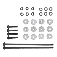 30pcs Upper Lower A Arm Bolts Dust Cap Set Metal Alloy High Strength for Banshee 350 Raptor 700