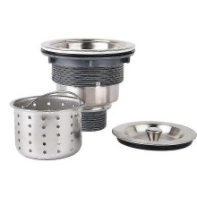 3-1/2-inch Kitchen Sink Strainer With Removable Deep Waste Basket/strainer Assem7009287133732
