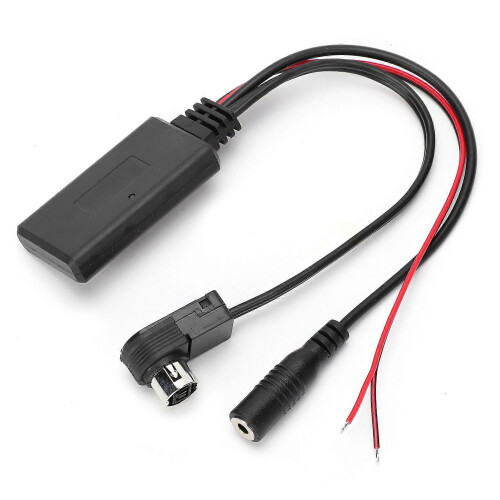 Bluetooth AUX Cable Adapter with Microphone Smartphone Handsfree Calling for Alpine Radios 1
