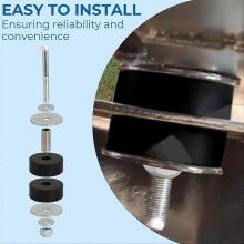 Radiatorsteunframe bouten- en bevestigingsset voor Ford F100 F150 F250 2WD pick-up C4TZ-8125-S F-serie 1965-1979