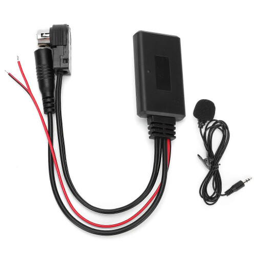 Bluetooth AUX Cable Adapter with Microphone Smartphone Handsfree Calling for Alpine Radios 2
